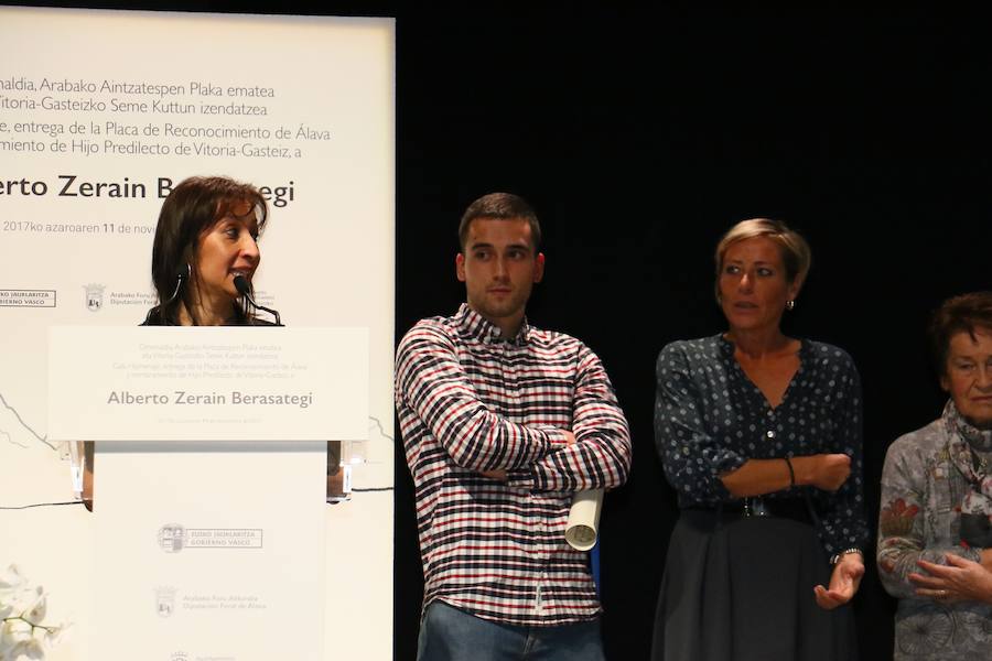 Las fotos del homenaje de Vitoria y Álava a Alberto Zerain