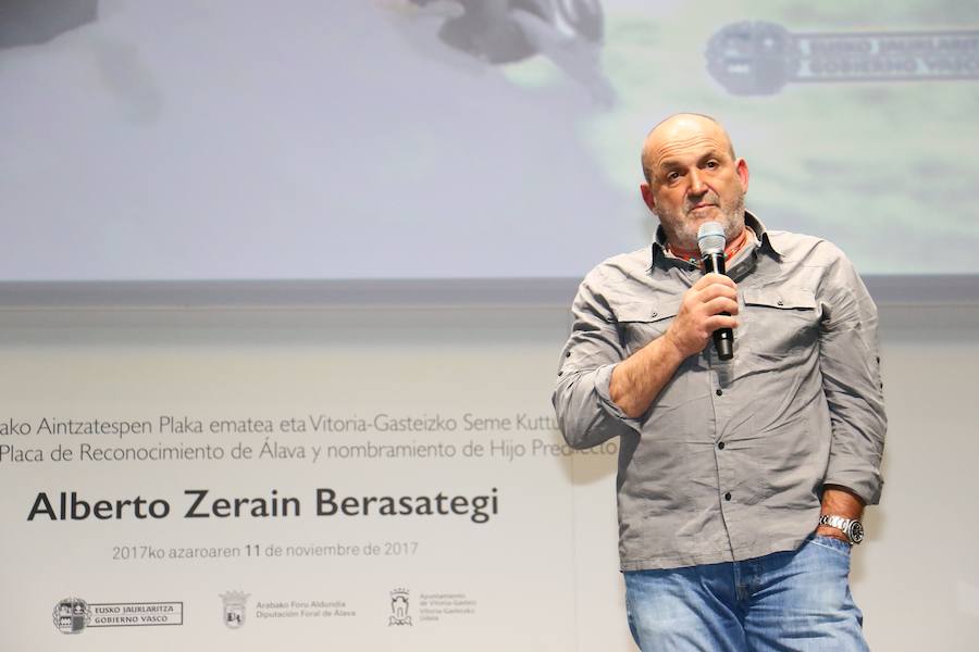 Las fotos del homenaje de Vitoria y Álava a Alberto Zerain