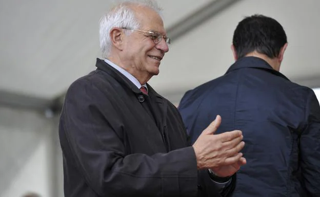 Borrell, durante el acto del PSE en Bilbao. 