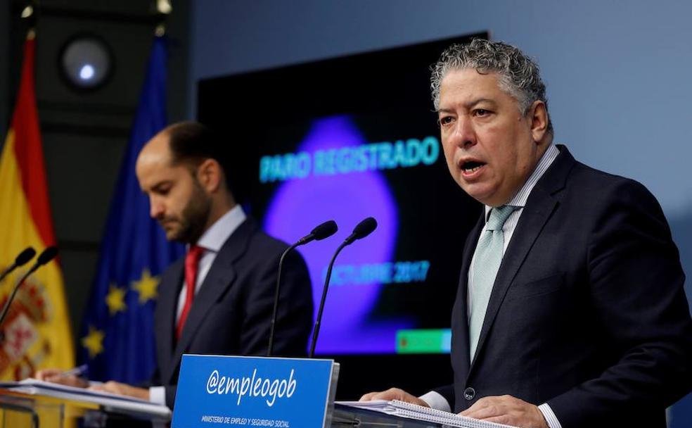 El secretario de Estado de Seguridad Social, Tomás Burgos, en primer término.