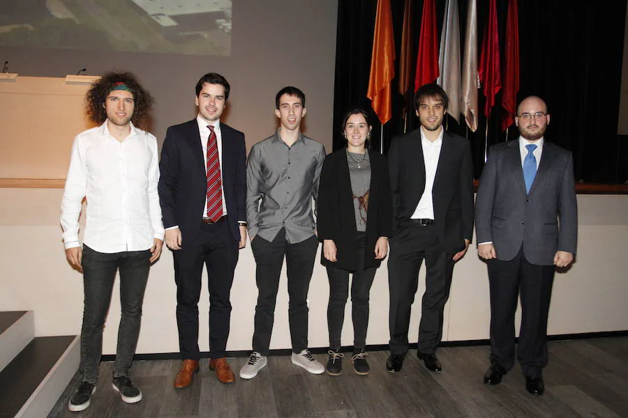Asier López, Imanol Pérez, Aitor Fernández, Ione Armentia, Mikel Rouco y Diego Grande. 