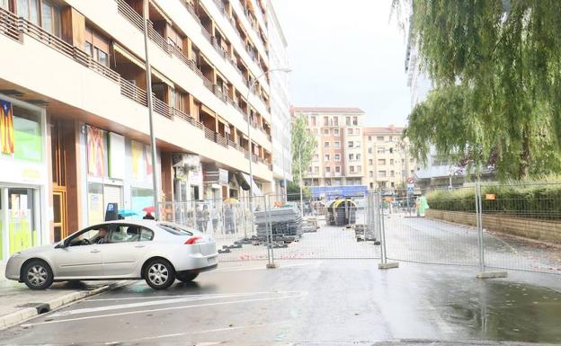 Los hechos se han producido en la plaza de Santa Bárbara de Vitoria.