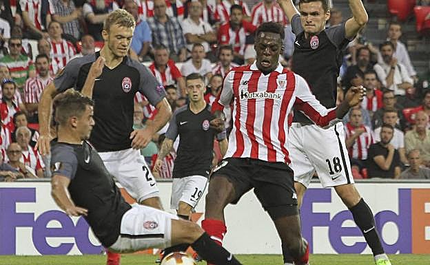 El Athletic se midió al Zorya en septiembre en San Mamés.