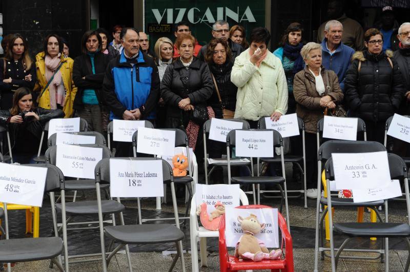 Decenas de personas participan en las concentraciones organizadas en Biizkaia contra las agresiones machistas