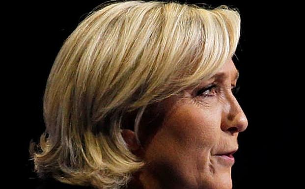 Imagen principal - Marine Le Pen, Nigel Farage y Geert Wilders.