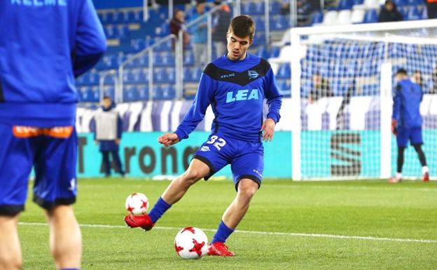 El lateral derecho del filial Martín debuta ante el Getafe