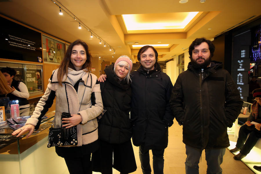 María Hernández, Lucía Silio, Enrique y Santiago Hernández.