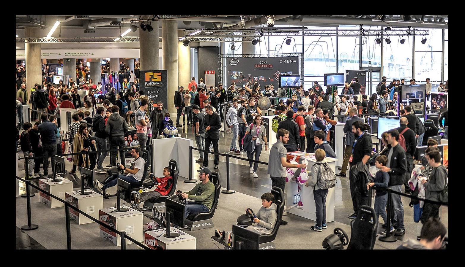 El festival de videojuegos Fun and Serious congrega a miles de jóvenes en el Euskalduna 