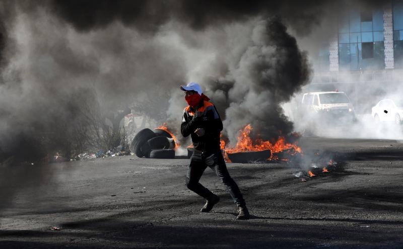 Miles de personas de Cisjordania y Gaza salen a protestar la decisión de Donald Trump de reconocer a Jerusalén como la capital israelí