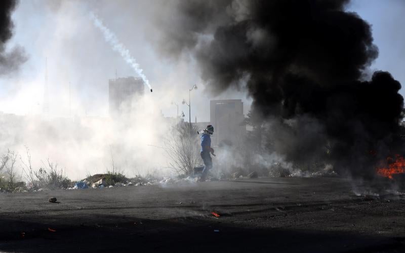 Miles de personas de Cisjordania y Gaza salen a protestar la decisión de Donald Trump de reconocer a Jerusalén como la capital israelí