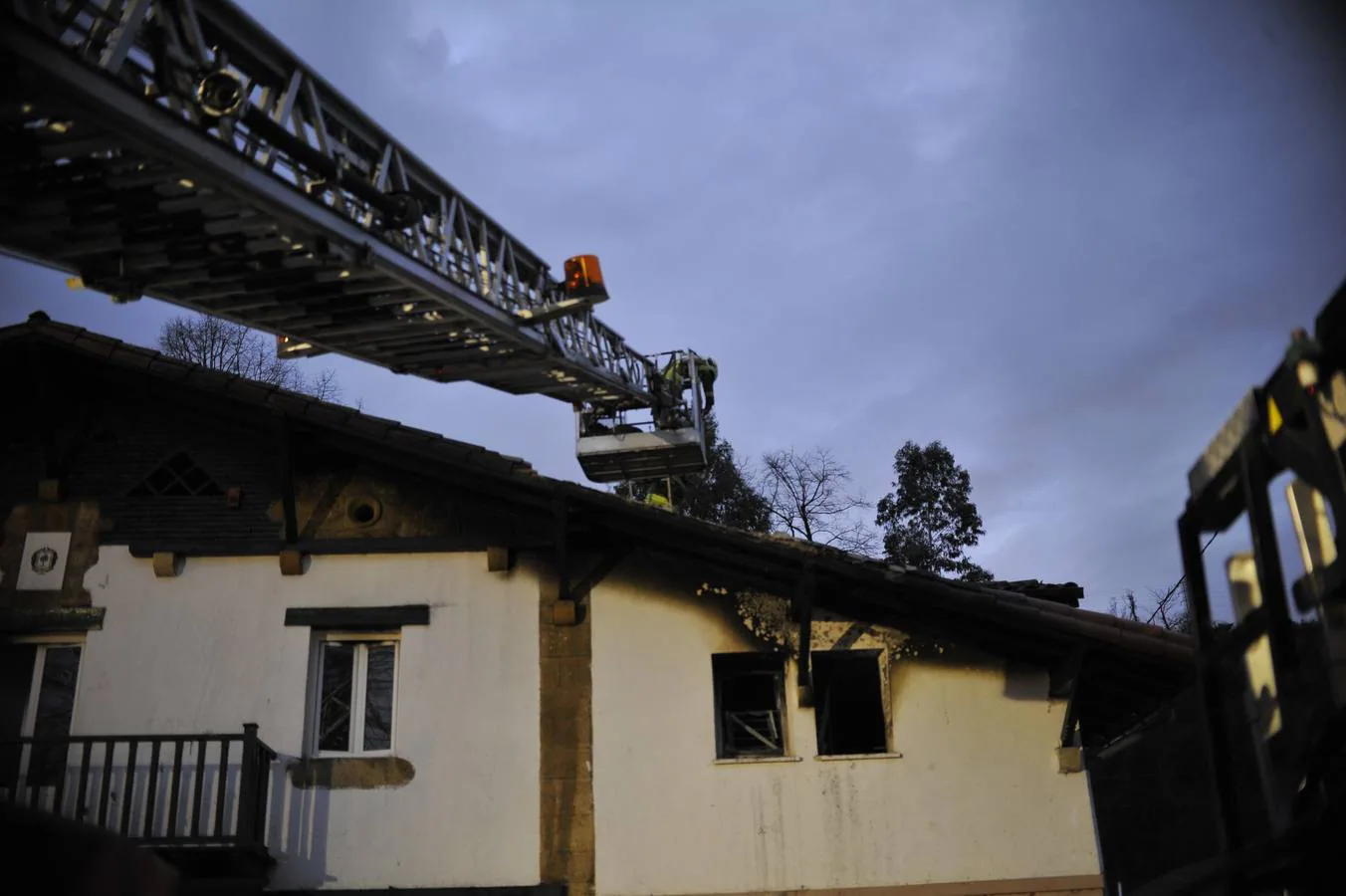 Fotos: Incendio en el centro de menores de Amorebieta