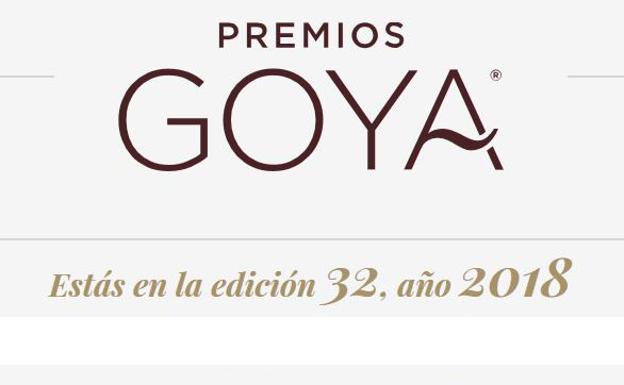 Premios Goya 2018.