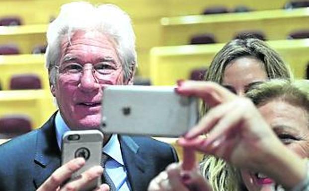 Gere, en el Senado.