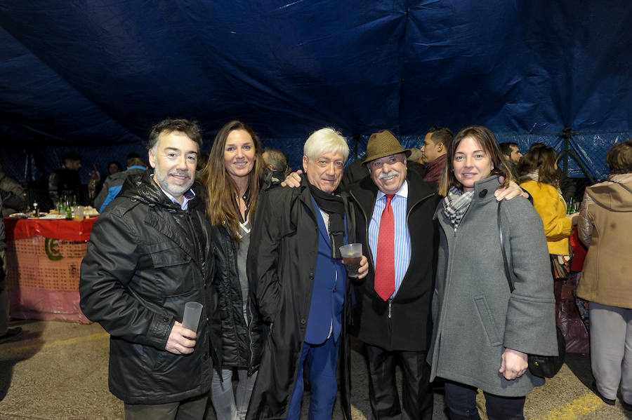 Aitor Lasa, Mila García, José Antonio Nielfa 'La Otxoa', Emilio y Nerea Jiménez.