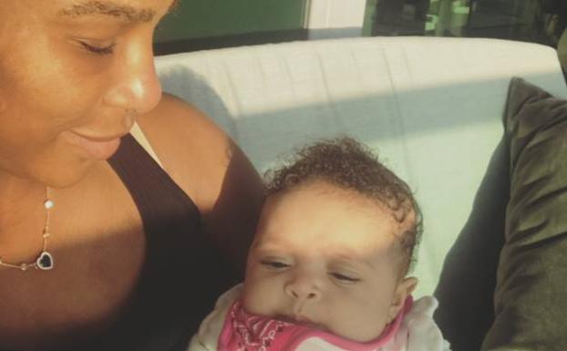 Serena, con Alexis Olympia.