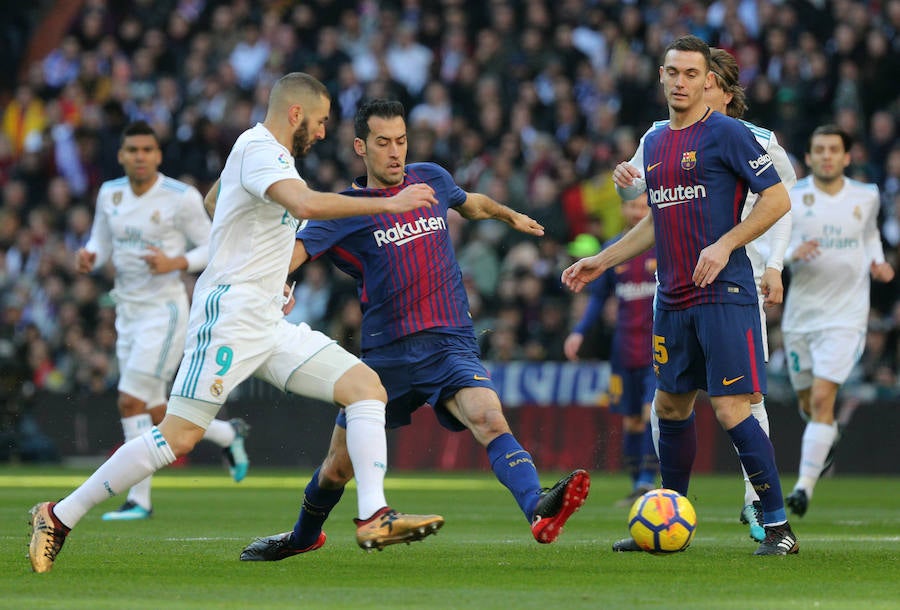 El conjunto azulgrana dejó prácticamente sentenciada la Liga en el Bernabéu tras su victoria por 0-3. 