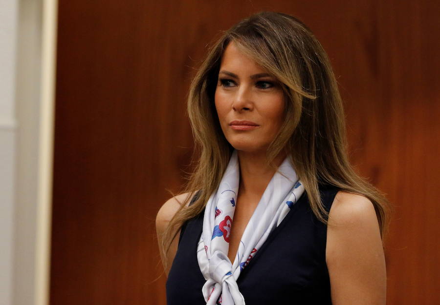 MELANIA TRUMP | Desde que Trump accediera a la presidencia de los Estados Unidos su mujer se ha convertido en centro de atención mediática. Así se demuestra en los datos de búsquedas en Google ya que el presidente americano no aparece entre el top 10 y su mujer sí.