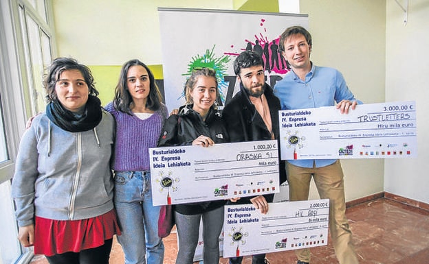 Busturialdea premiará también en 2018 las ideas de jóvenes emprendedores. 