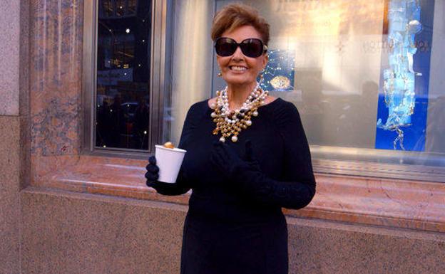 María Teresa Campos, en Nueva York.