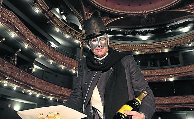 'El fantasma de la ópera' tomó un año posesión deñ teatro Arriaga de Bilbao.