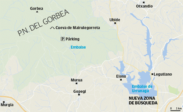 Localización del embalse de Urrunaga.