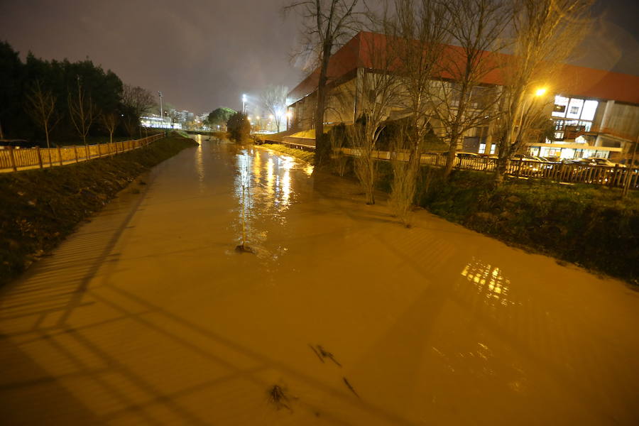 El abundante caudal del río Gobela.