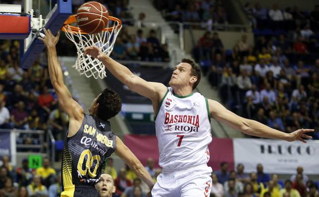 Voigtmann, en el partido ante el Iberostar el pasado curso. 