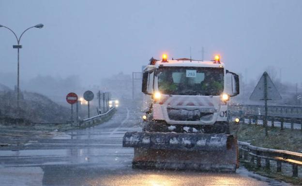 La nieve podría volver al territorio este fin de semana. 