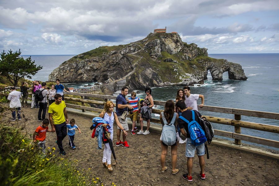 San Juan de Gaztelugatxe fue uno de los polos de atracción turística en 2017.