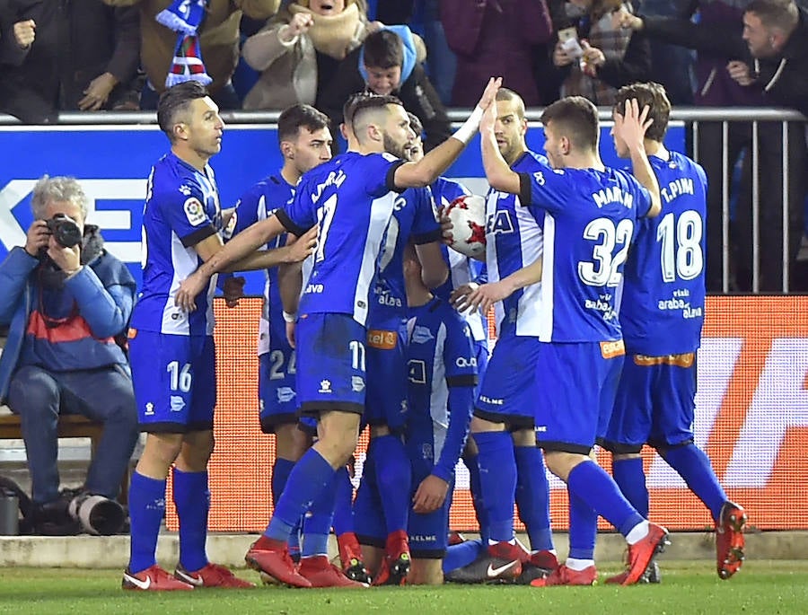 El estadio de Mendizorroza ha albergado este miércoles el partido de vuelta de los cuartos de final de la Copa del Rey 2017-2018