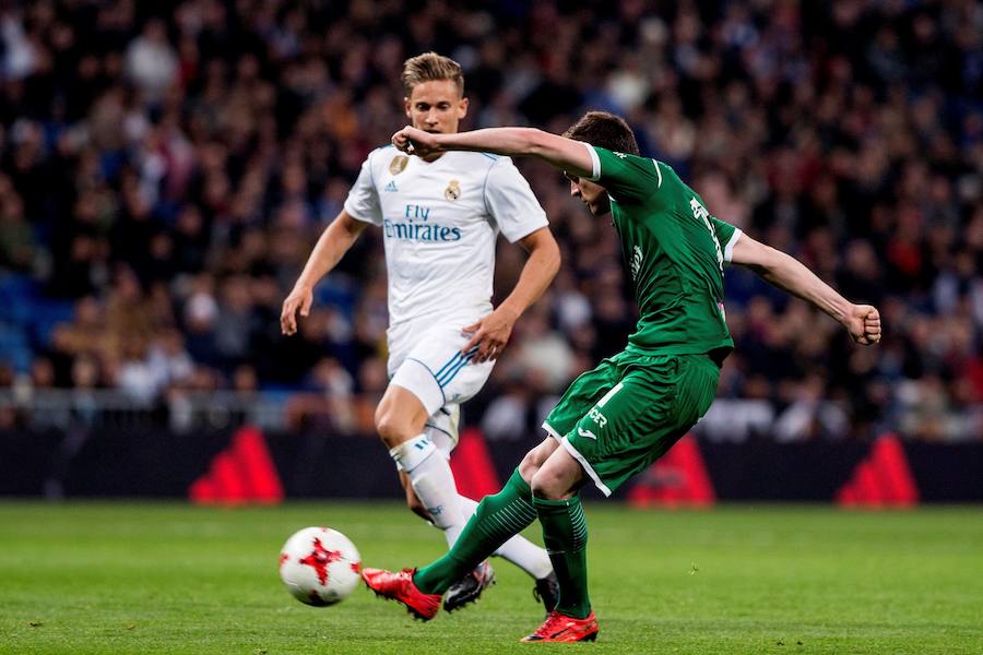 El conjunto blanco cayó en el Bernabéu por 1-2 ante el cuadro pepinero, que avanza a las semifinales.