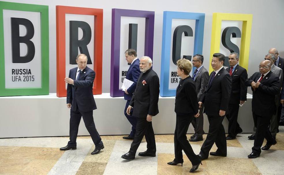 Reunión de BRICS, la alianza de los principales países emergentes.