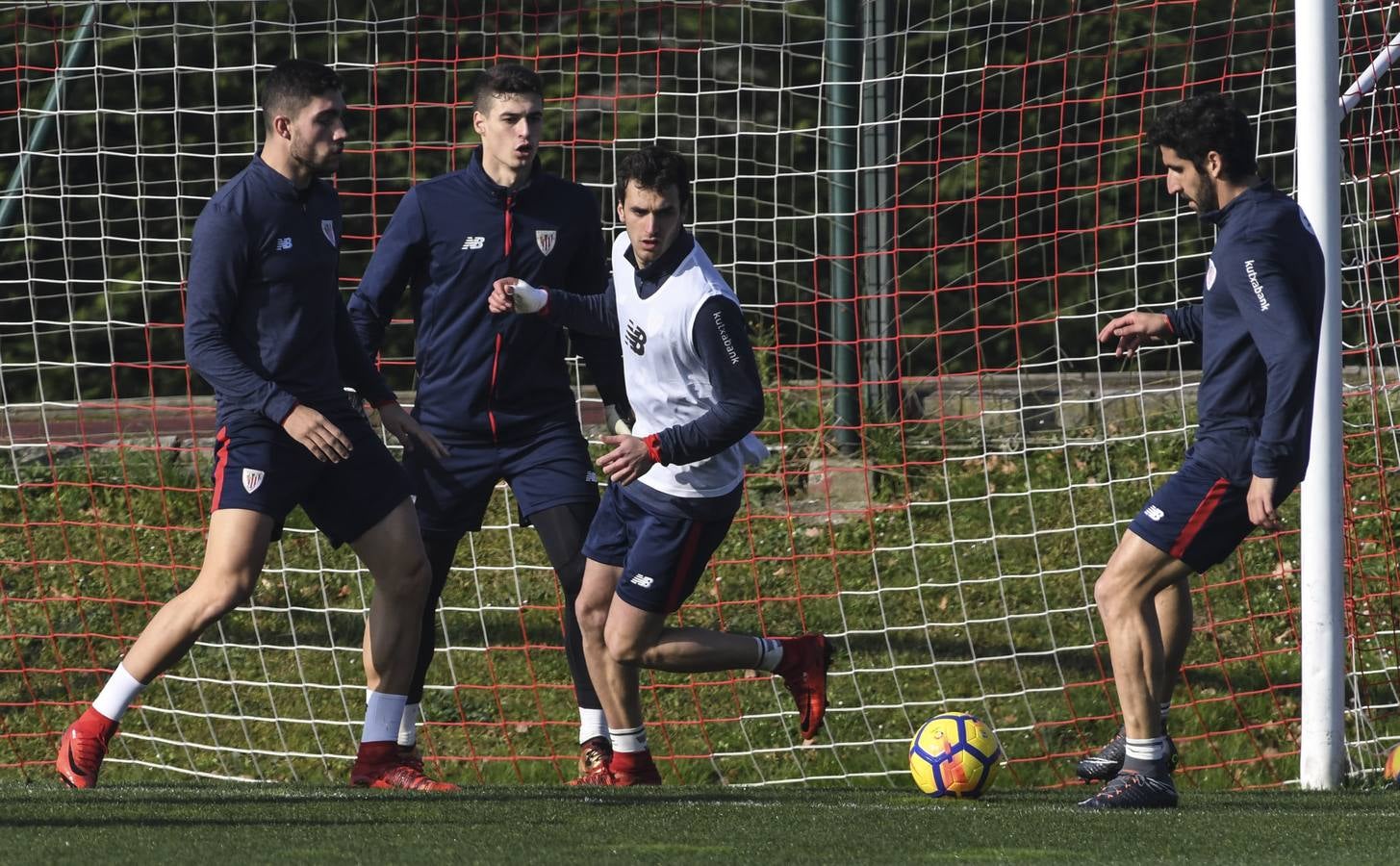 Primer entrenamiento de Iñigo Martínez como jugador del Athletic