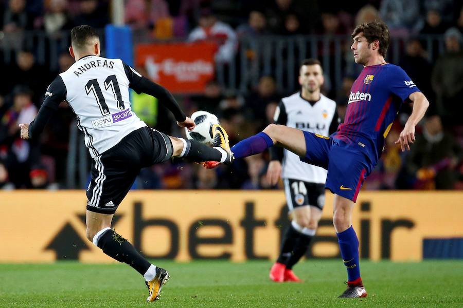 El conjunto azulgrana se hizo con la victoria en su feudo y afronta el duelo de Mestalla con todo de cara para meterse en la final.