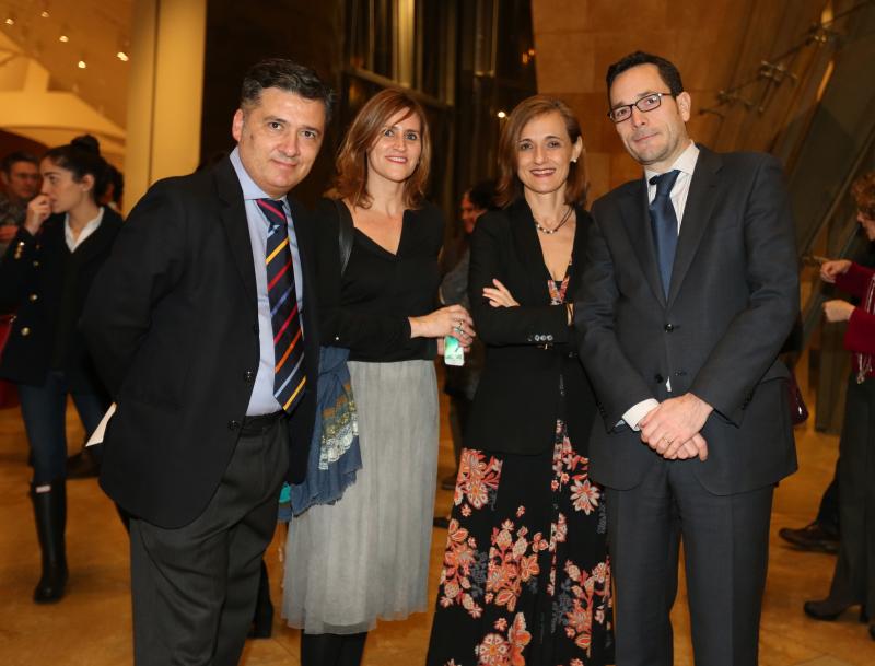 Enrique Jaureguibeitia, Iratxe Zabala, Begoña Bilbao-Goyoaga y Jose María Pedrosa. 