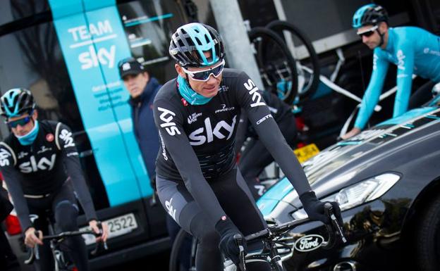 El ciclista del Sky Chris Froome.