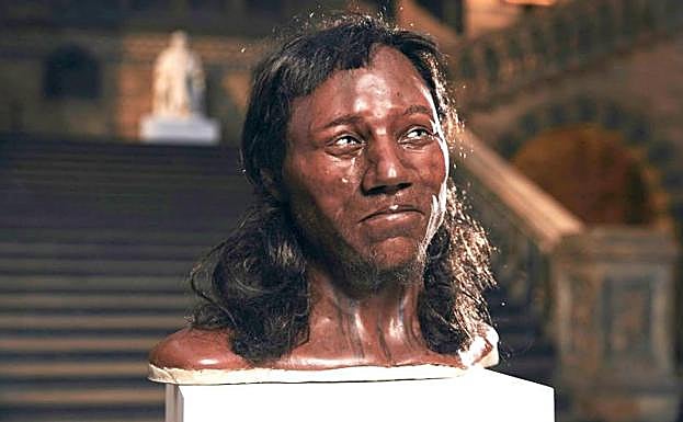 Reproducción del rostro del llamado 'Cheddar Man'.