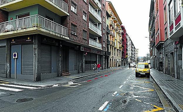 Una vista de la calle Rondilla, donde sucedieron los hechos.
