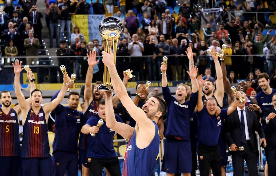 El Barcelona Lassa rompió la hegemonía del Real Madrid en la Copa del Rey, que acumulaba cuatro títulos consecutivos, con un marcador de 92-90.