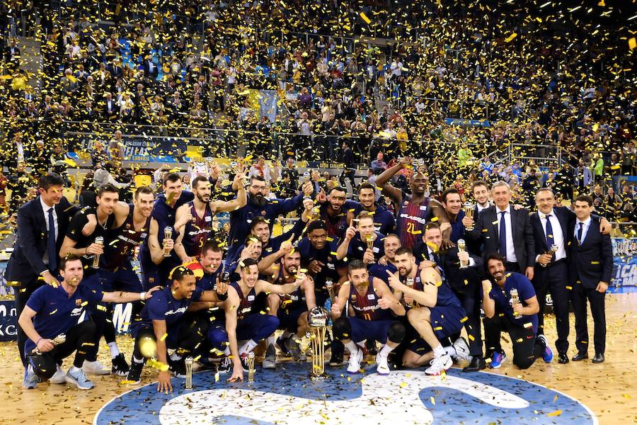 El Barcelona Lassa rompió la hegemonía del Real Madrid en la Copa del Rey, que acumulaba cuatro títulos consecutivos, con un marcador de 92-90.