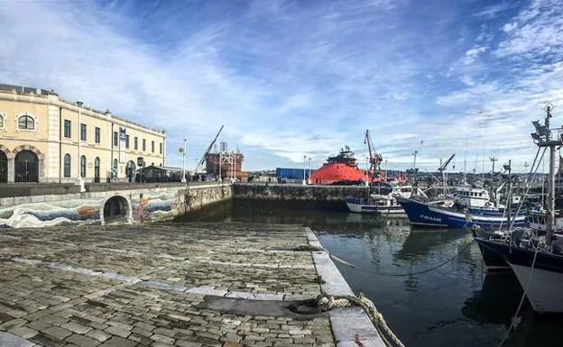 Las rampas del puerto se ensucian con facilidad, sobre todo en días de mal tiempo. 