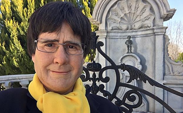 Joaquín Reyes, caracterizado como Carles Puigdemont.