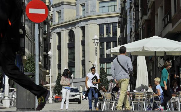 Vista de la calle Villarías. 