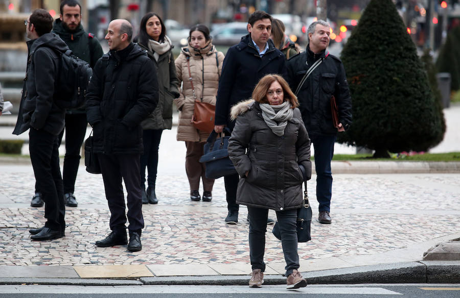 Bilbao ha registrado una mínima de -1º y el el monte Oiz se han alcanzado los -10º