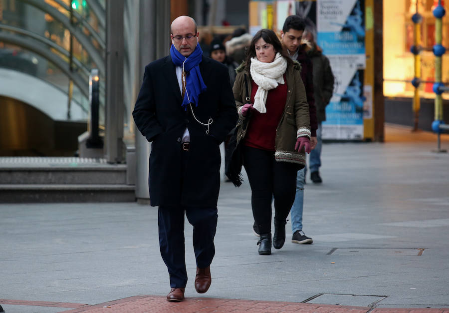 Bilbao ha registrado una mínima de -1º y el el monte Oiz se han alcanzado los -10º