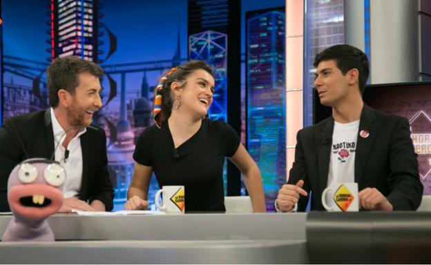 Amaia y Alfred en 'El hormiguero'.