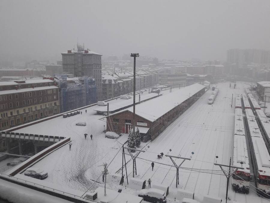 Bilbao, estación de tren.