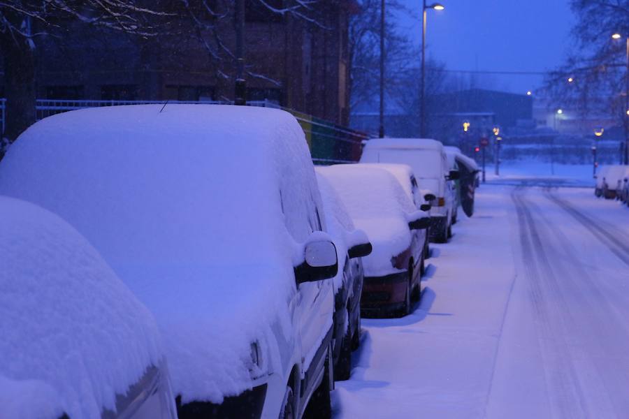 Fotos: Álava despide febrero bajo la nieve