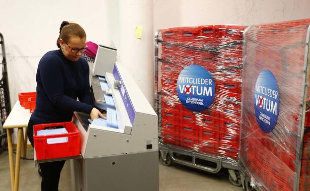 Votación del SPD en Alemania