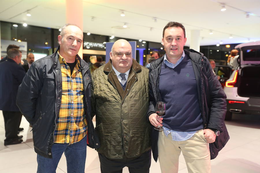 Javier Atutxa, Félix Llonín y Alex Jacob.